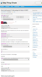 Mobile Screenshot of keepthingssimple.net